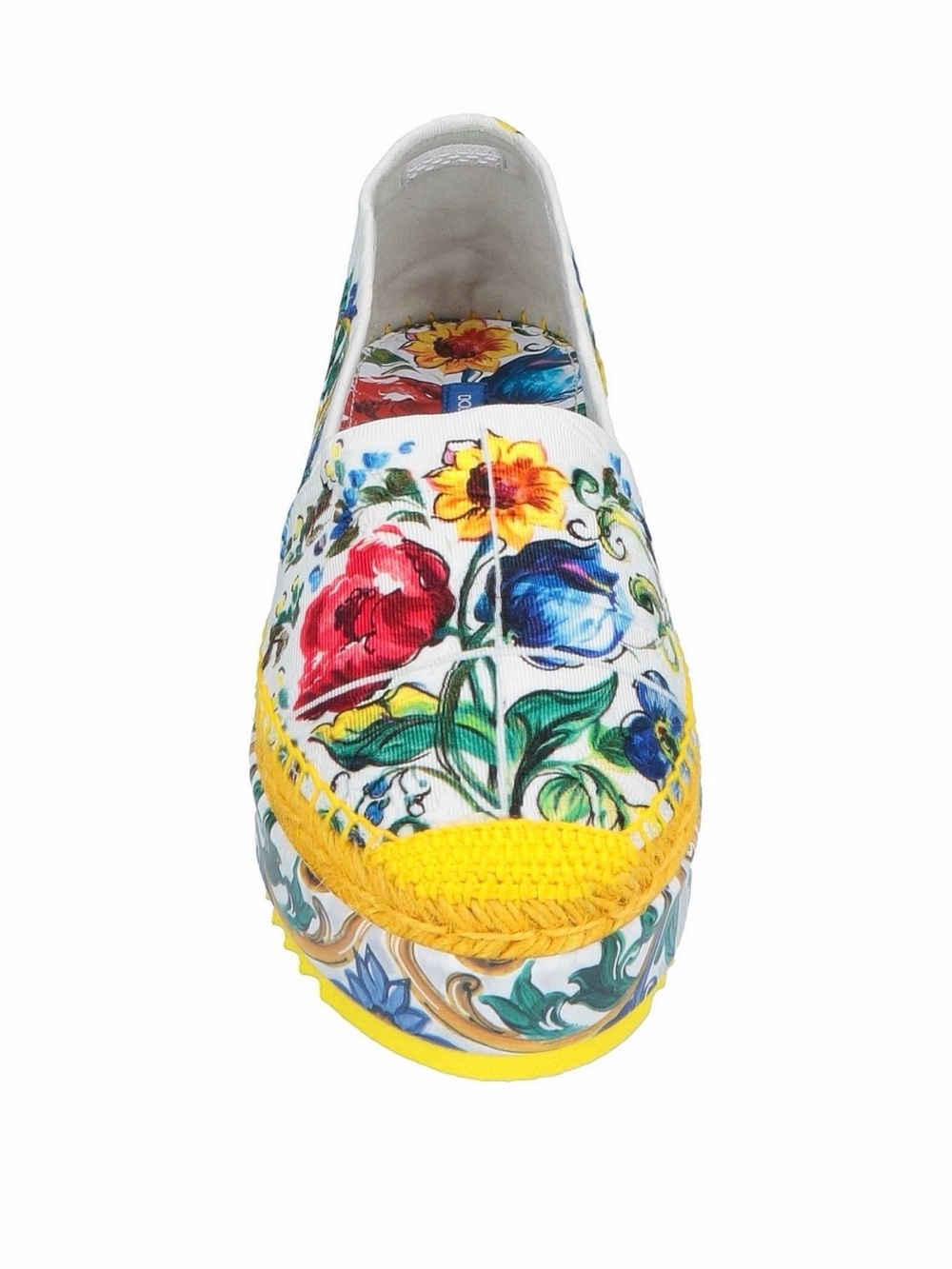 DOLCE&GABBANA
Loafers
6.5 (US) - White
Floral Canvas Slip-On Espadrille in